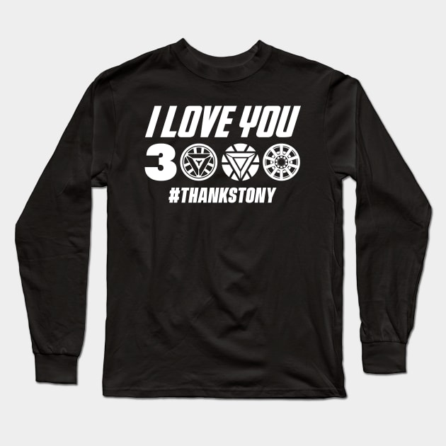 I Love You 3000 Thanks Tony Long Sleeve T-Shirt by TextTees